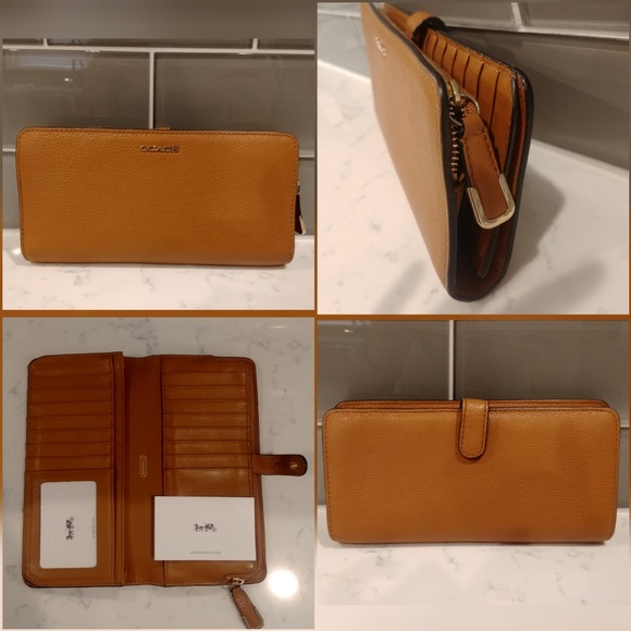 coach madison skinny wallet